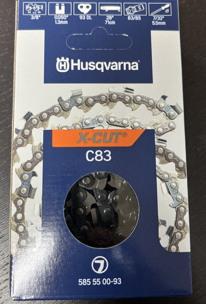 Husqvarna C83 Rapid Full Chisel X-CUT Chainsaw Chain