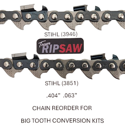 RIPSAW .404 Big Tooth Conversion Chain Reorder (Two Pack)