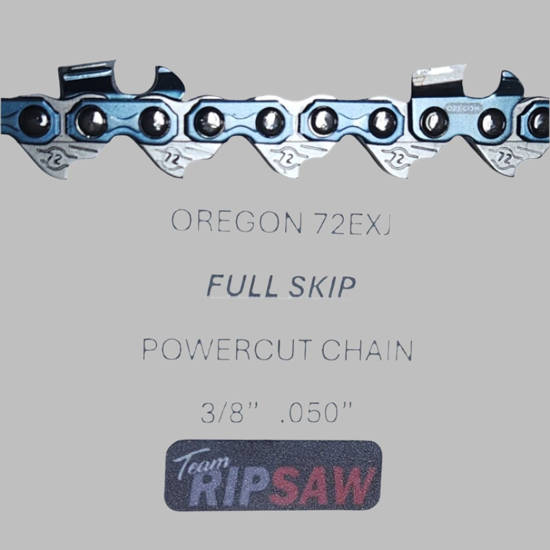 OREGON POWERCUT 72EXJ aka Full Skip Chain (3/8 .050) Select a Size 2 Pack