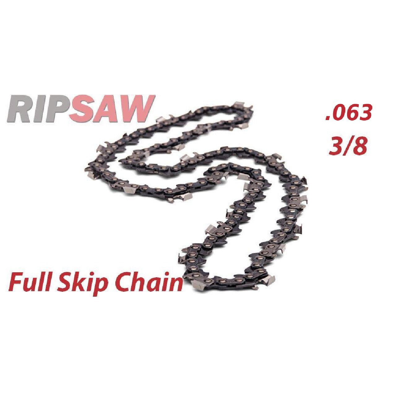 Husqvarna and Oregon Skip and Chisel Chain for (3/8 .063) Select a Size 2-Pack